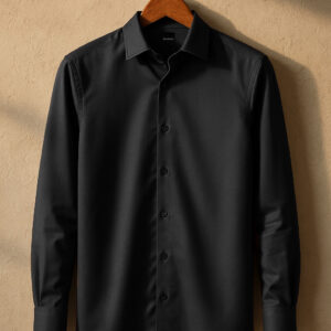 Sharp Black Formal Shirt